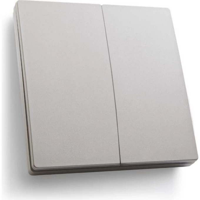 Кнопка-выключатель беспроводной FERON, TM82 230V, 500W, двухклавишный, серебро 41720 Кнопка-выключатель беспроводной FERON, TM82 230V, 500W, двухклавишный, серебро 41720