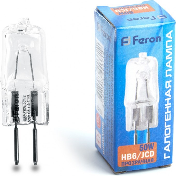 Лампа галогенная FERON HB6 JCD G5.3 50W 02103