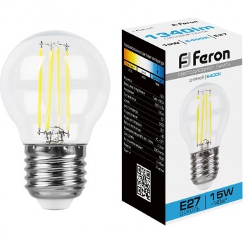 Лампа светодиодная FERON LB-515 E27 15W 6400K шарик Лампа светодиодная FERON LB-515 E27 15W 6400K шарик
