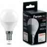 Лампа светодиодная FERON PRO LB-1406 Шарик E14 6W 2700K 38065