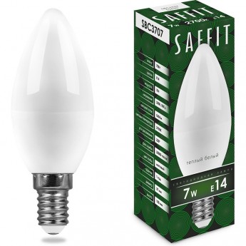 Лампа светодиодная FERON SAFFIT SBC3707 Свеча E14 7W 2700K 55030 Лампа светодиодная FERON SAFFIT SBC3707 Свеча E14 7W 2700K 55030