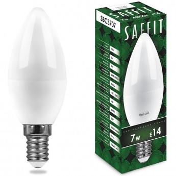 Лампа светодиодная FERON SAFFIT SBC3707 Свеча E14 7W 6400K 55169 Лампа светодиодная FERON SAFFIT SBC3707 Свеча E14 7W 6400K 55169