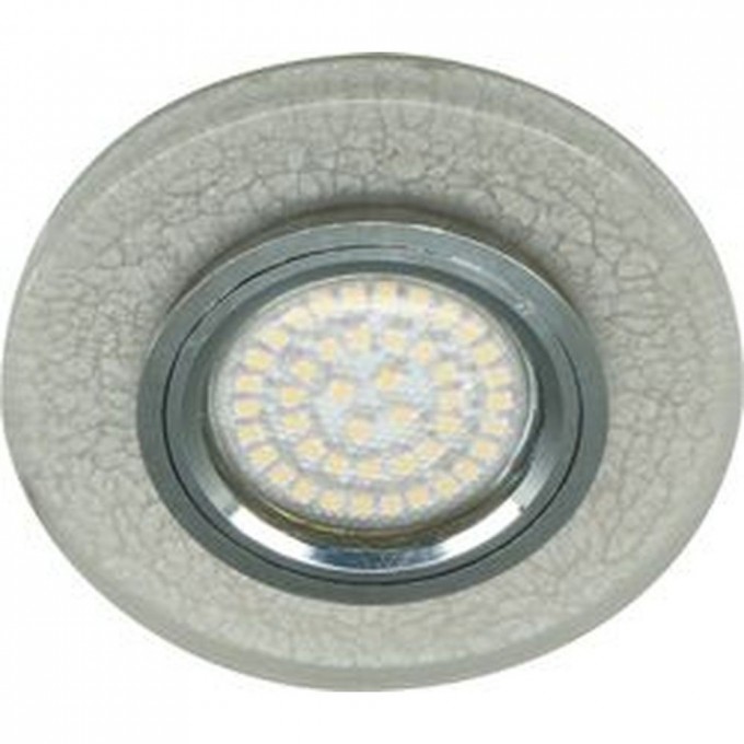 Светильник встраиваемый FERON 15LED*2835 SMD , MR16 50W G5.3, белый, серебро, 8989-2 28582