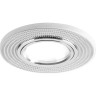 Светильник встраиваемый с белой LED подсветкой FERON CD956 потолочный MR16 G5.3 белый матовый, хром 32567