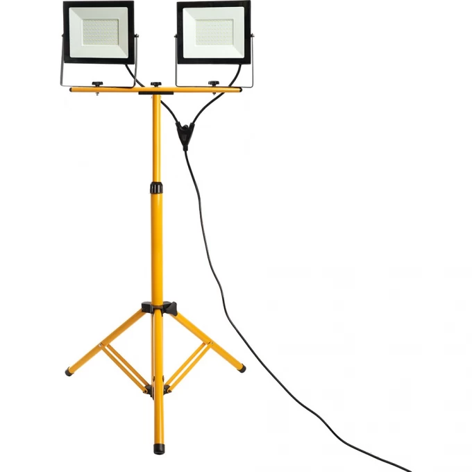Светодиодный прожектор FERON LL-505 на штативе IP65 2*100W 6400K 48506 Светодиодный прожектор FERON LL-505 на штативе IP65 2*100W 6400K 48506