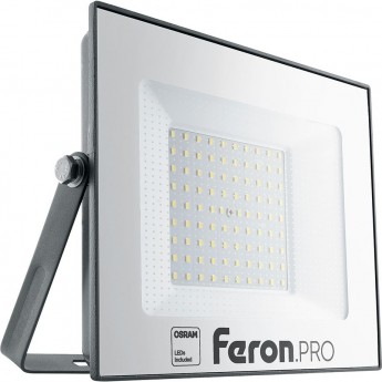 Светодиодный прожектор FERON PRO LL-1000 IP65 100W 6400K черный