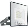 Светодиодный прожектор FERON PRO LL-1000 IP65 20W 6400K черный 41538