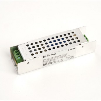 Трансформатор FERON электронный для светодиодной ленты 36W 12V (драйвер), LB009
