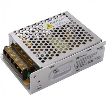 Трансформатор FERON электронный для светодиодной ленты 60W 12V (драйвер), LB002